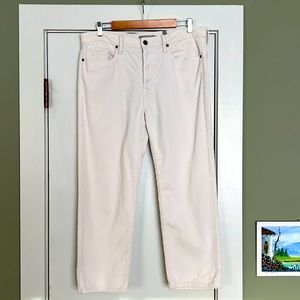 Vince Corduroy Union Slouch Horchata Pants winter
white crop style - size 12